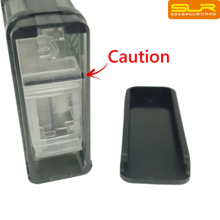 Translucent SLR M4 Nylon Lancer Mag - Smoke Black