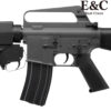 E&C Colt AR15 Gel Blaster with M203 Grenade Launcher (EC-703-Grey-Ultra) - Black/Grey