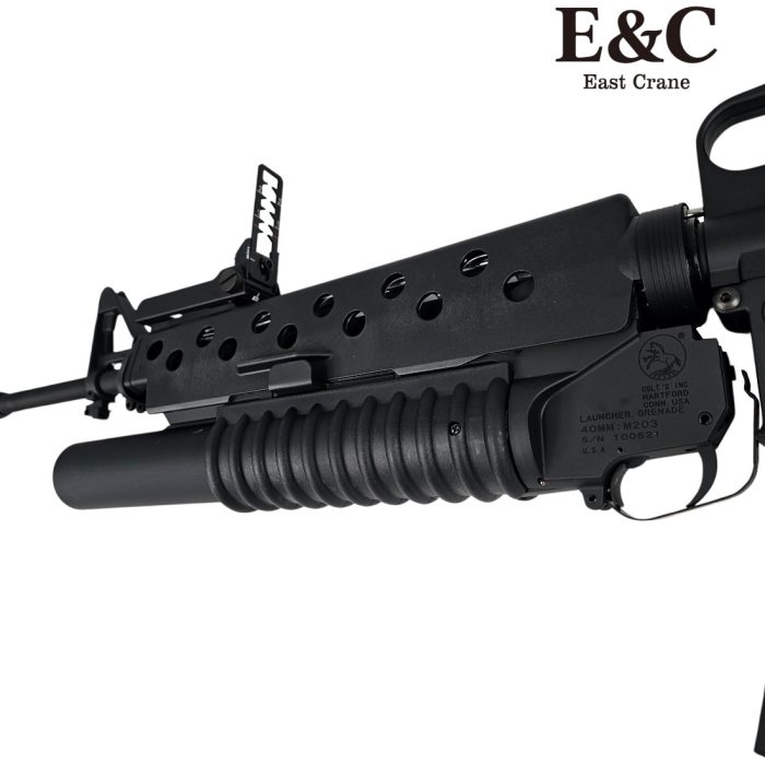 E&C M16 Gel Blaster with M203 Grenade Launcher (EC-703) - Black