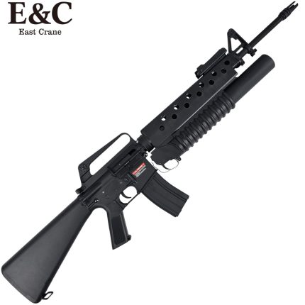 E&C M16 Gel Blaster with M203 Grenade Launcher (EC-703) - Black