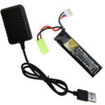 Elite Soldier 11.v Mini Tamiya Small Battery with USB Charger