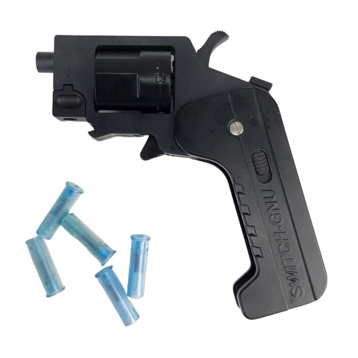 KELe Ghost Folding "Switch Gun" 5 Shot Revolver - Black