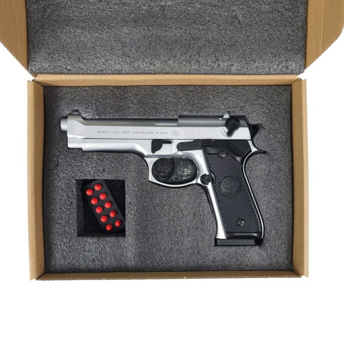 KELe GTW Beretta Manual Gel Blaster Pistol- Silver