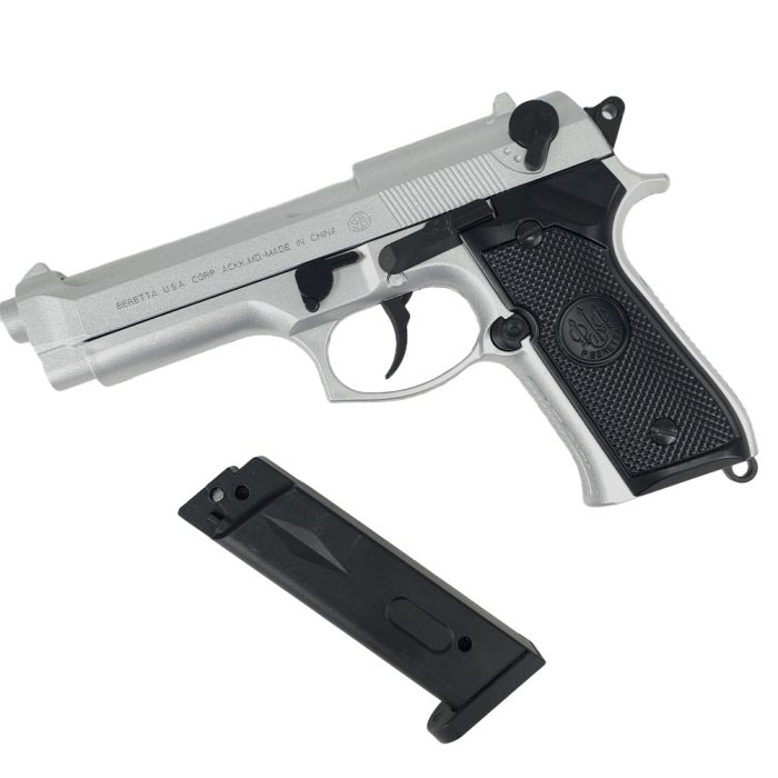 KELe GTW Beretta Manual Gel Blaster Pistol- Silver