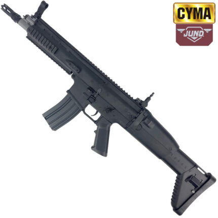 CYMA Black Nylon FN SCAR L AEG Gel Blaster