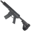 SUGE CQB Black AR15 Gel Blaster with Nylon Gearbox - SS Pistol Brace Stock