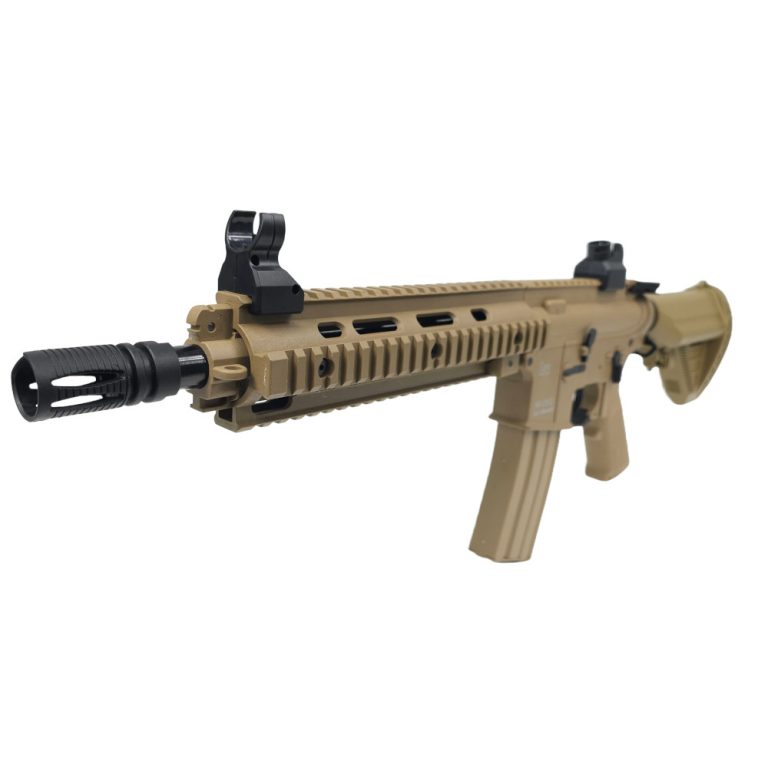 SUGE HK 416D Gel Blaster with Metal Gearbox - Tan | X-Force Tactical