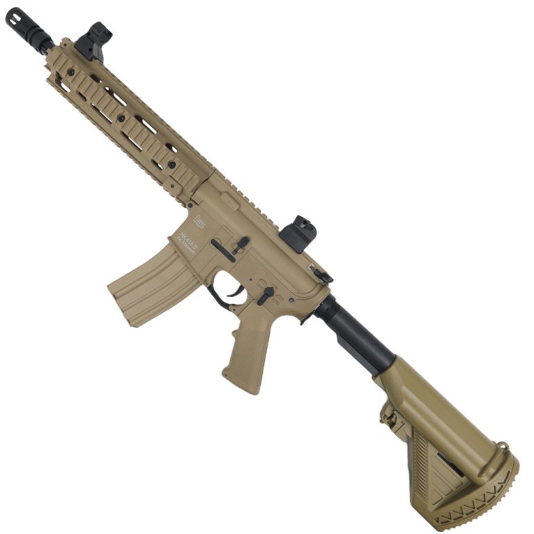 SUGE HK 416D Gel Blaster with Metal Gearbox - Tan - X-Force Tactical