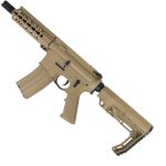 SUGE MFT CQB Tan AR15 Gel Blaster with Nylon Gearbox - MFT Stock