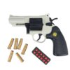 XL White 357 Python Gel Blaster Revolver - Short