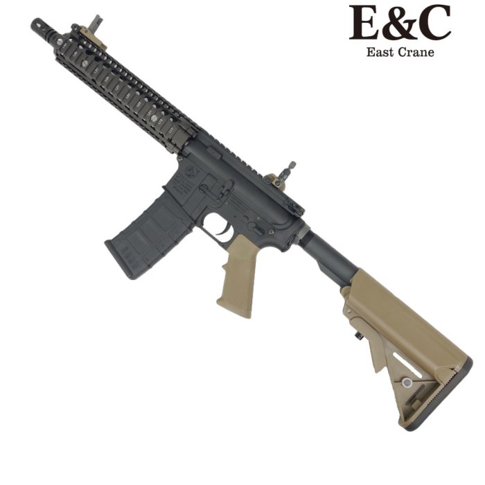 E&C MK18 M4 Tan Gel Blaster with Daniel Defense Handguard (EC-705)