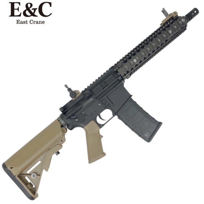 E&C MK18 M4 Tan Gel Blaster with Daniel Defense Handguard (EC-705)