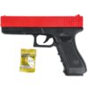 Graffiti Glock 18 Springer Manual Hopper Fed Gel Blaster