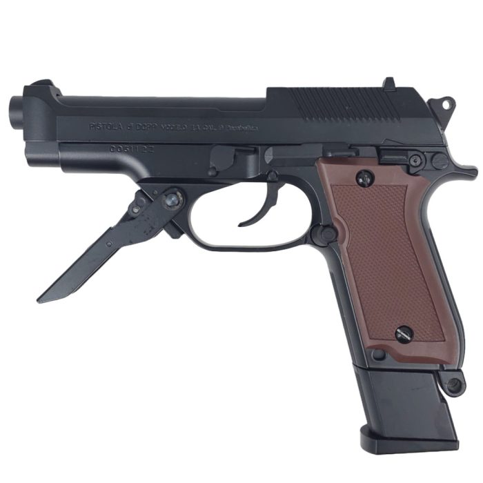 KELe Beretta 93R Manual Springer Gel Blaster Pistol - Black