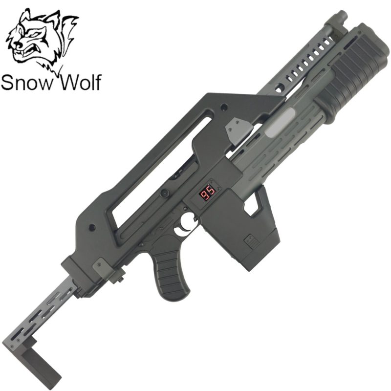 SW Aliens M41A Pulse Rifle AEG Gel Blaster - Black SW-11-BK | X-Force ...