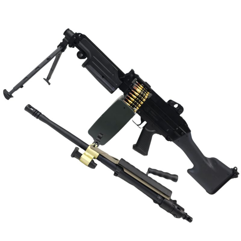 A&K M249MK2 Light Machine Gun Gel Blaster (Fully licensed FN Herstal Replica) XForce Tactical