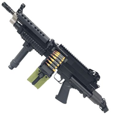 A&K M249P Paratrooper Light Machine Gun - Gel Blaster (Fully licensed FN Herstal Replica)