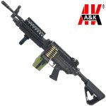 A&K MK46-MOD0 LMG Gel Blaster - Battle Worn Version (Fully licensed FN Herstal Replica)