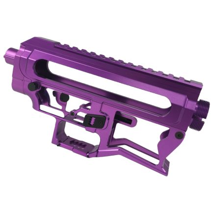 Aztech Chimera 2 Skeletonised CNC M4 Gel Blaster Receiver - Purple