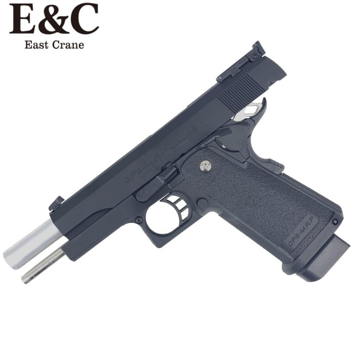 E&C 5.1 Hi-Capa CNC OPS-M.R.P Gas Blowback Gel Blaster Pistol - Black