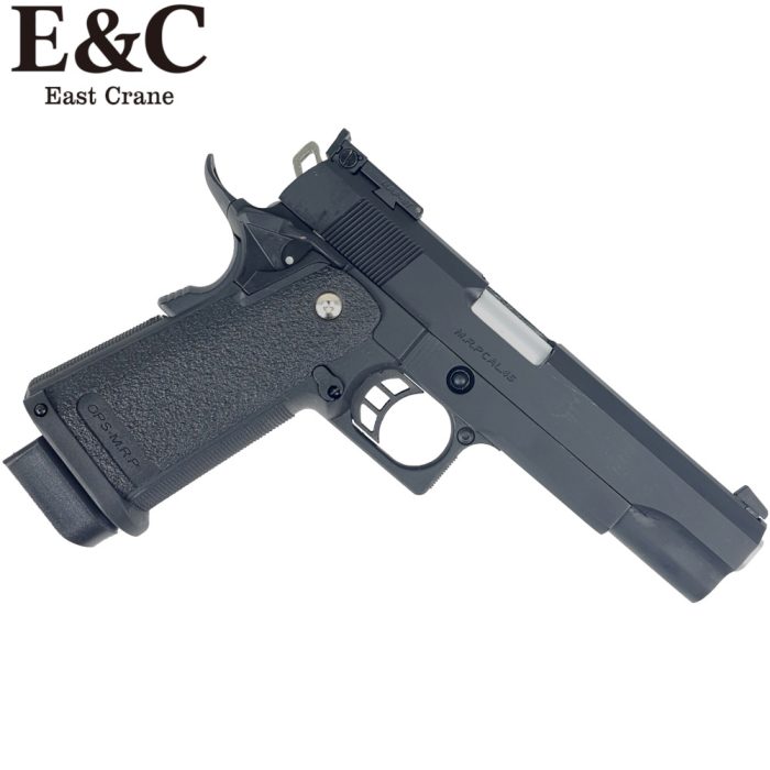 E&C 5.1 Hi-Capa CNC OPS-M.R.P Gas Blowback Gel Blaster Pistol - Black