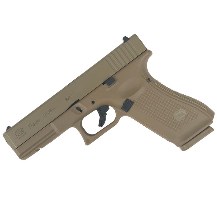 E&C Glock 17 Gen5 Gas Blowback Gel Blaster Pistol - Dark Earth (Tan)