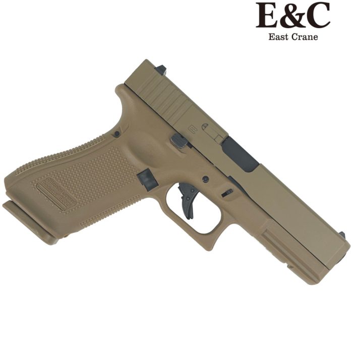 E&C Glock 17 Gen5 Gas Blowback Gel Blaster Pistol - Dark Earth (Tan)