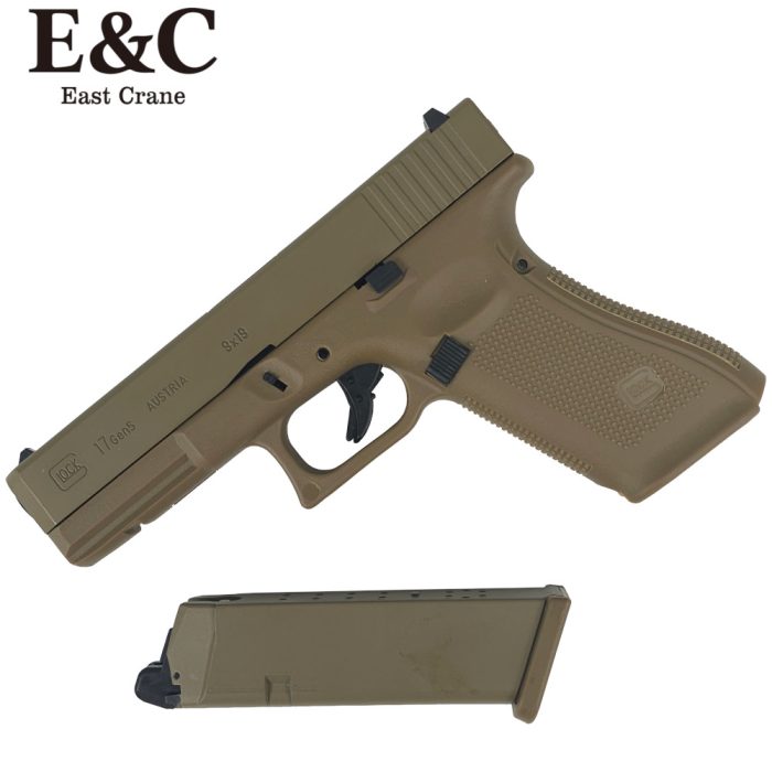 E&C Glock 17 Gen5 Gas Blowback Gel Blaster Pistol - Dark Earth (Tan)