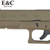 E&C Glock 17 Gen5 Gas Blowback Gel Blaster Pistol - Dark Earth (Tan)