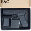 E&C Glock 18C Semi/Full Auto Gas Blowback Gel Blaster Pistol - Black (EC-1103)