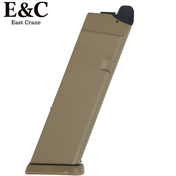 E&C Glock Series Magazine G19x, G17 and G45 (MA011-DE) - Dark Earth (Tan)