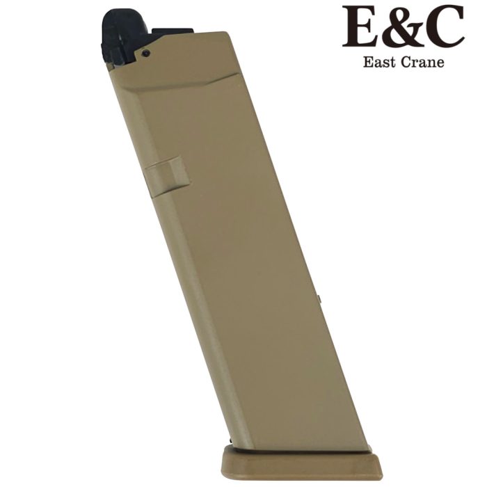 E&C Glock Series Magazine G19x, G17 and G45 (MA011-DE) - Dark Earth (Tan)