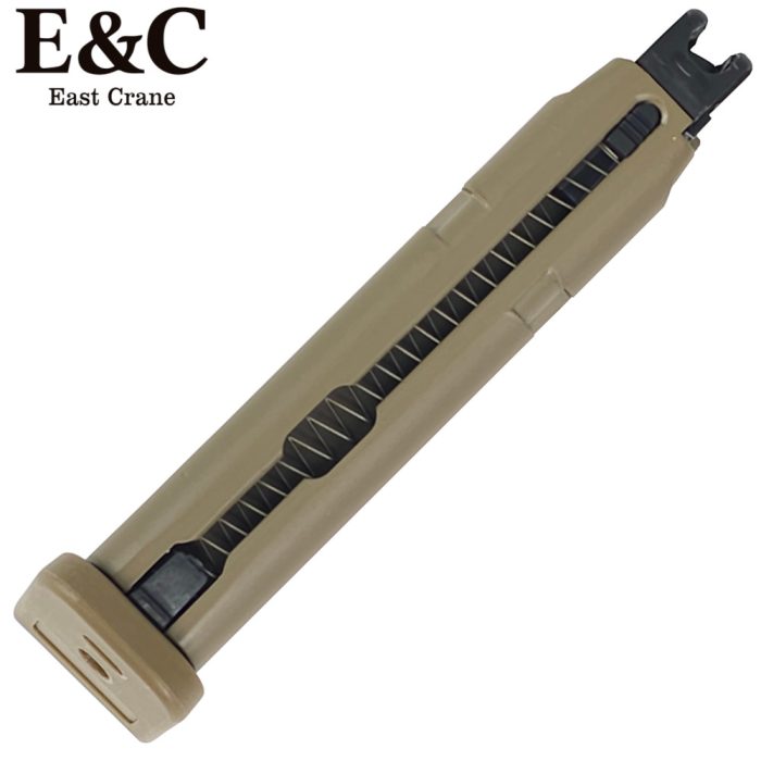 E&C Glock Series Magazine G19x, G17 and G45 (MA011-DE) - Dark Earth (Tan)