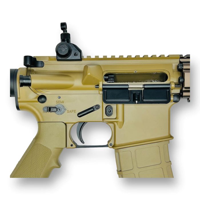 Golden Eagle Daniel Defense MC6593MT MK18 MOD1 Metal Gas GBBR Gel Blaster - Full Dark Earth (Tan) - (MT6593MT-T)