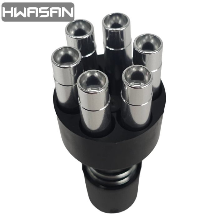 HWASAN 2.5 Inch Revolver - CO2 Gel Blaster - Dark Chrome (FSC1002BRW2)