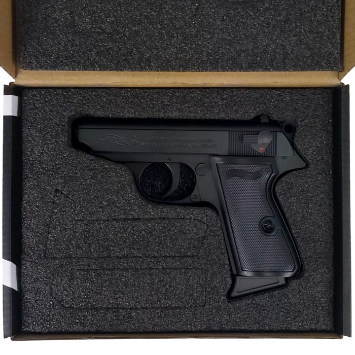 Walther PPK Manual Springer - 007's Iconic Conceal Carry Gel Blaster Replica - Black