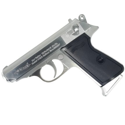 Walther PPK Manual Springer - 007's Iconic Conceal Carry Gel Blaster Replica - Silver