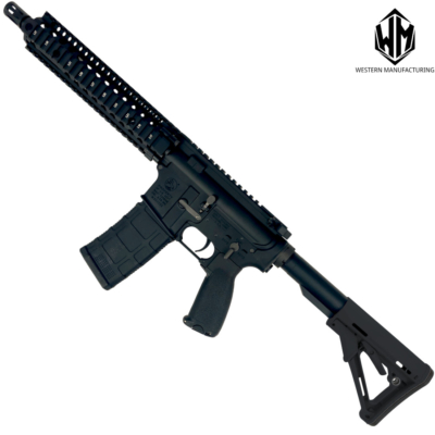WM Colt M4 with Black DD MK18 Handguard MWS GBBR Gel Blaster