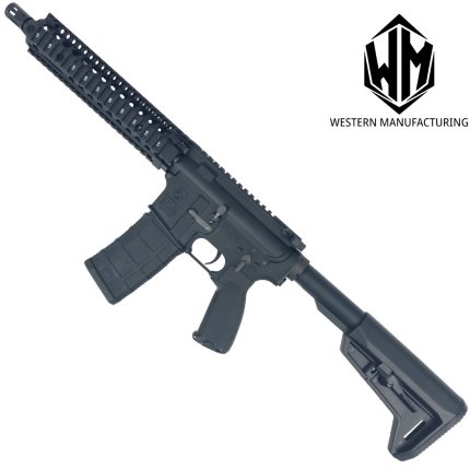 WM Colt M4 with Black DD MK18 Handguard MWS(ZET System) GBBR Gel Blaster