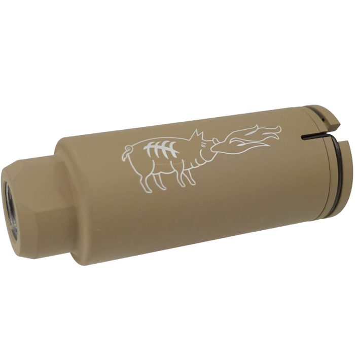 Noveske Spitfire Pig Flash hider 14 mm - Flat Dark Earth