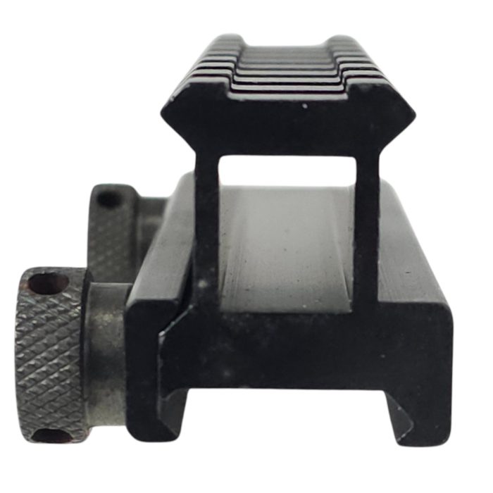 8 Slot Picatinny Riser Rail Mount for Gel Blaster Sights - Black