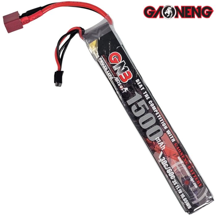 GAONENG 1500mah 11.1v Li-Po Gel Blaster Battery Deans plug