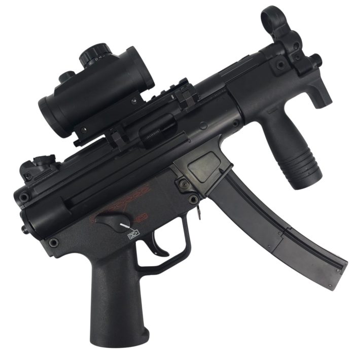 Well MP5K Gas Blow Back PDW with Bushnell 1x40 Red/Green Dot Sight ...