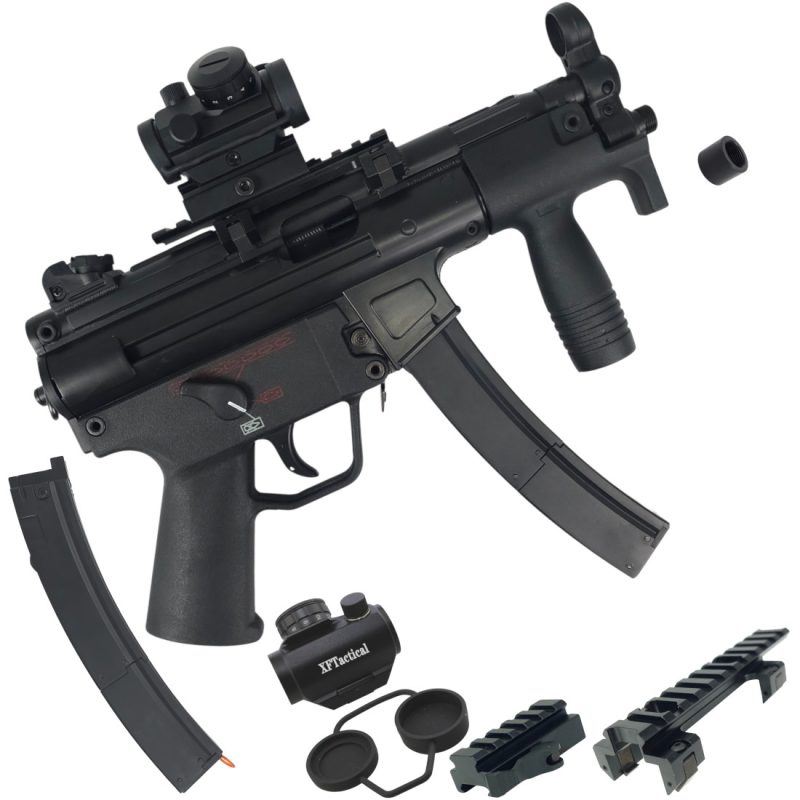 Well MP5K Gas Blow Back PDW with XFT Red Dot Package | X-Force Tactical