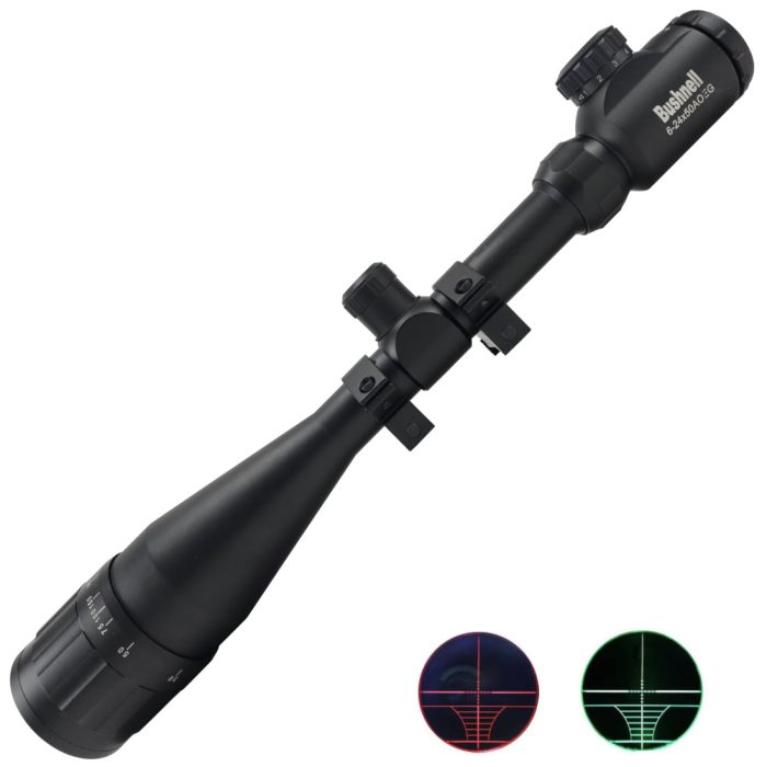 Bushnell Illuminated Adjustable Sniper Scope 6-24X50 for Gel Blaster Sniper Rifles