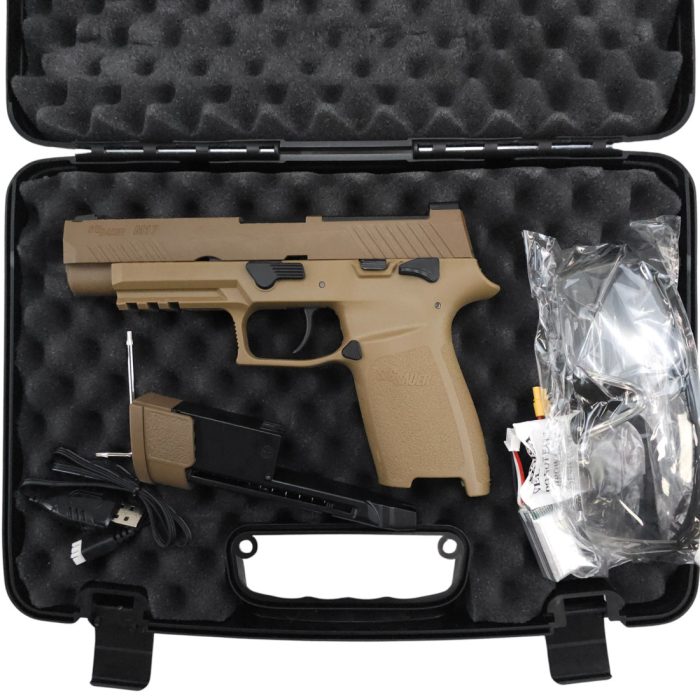 UDL SIG P320 (M17) Semi-Auto Electric Gel Blaster Pistol - Tan