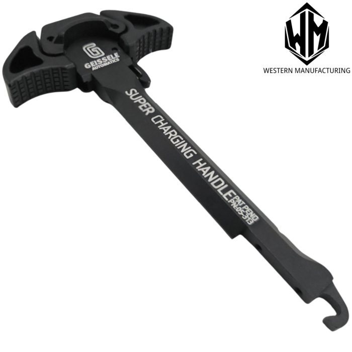 WM Geissele CNC AEG Gel Blaster Charging Handle - Black