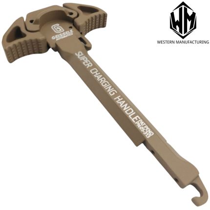 WM Geissele CNC AEG Gel Blaster Charging Handle - Flat Dark Earth (FDE)