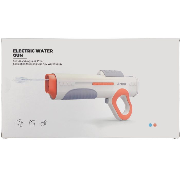 Arolo M37B Electric Water Gun - White and Orange