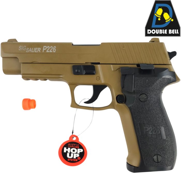 Double Bell Sig Sauer P226 Gel blaster Pistol - FDE